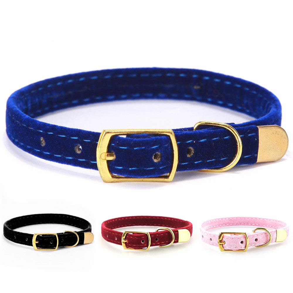 Soft Flocking Cat Collar – Comfortable and Stylish Pet Accessory