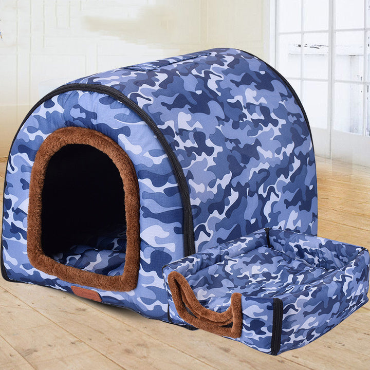 Fully Removable and Washable Big Dog House for Golden Retrievers