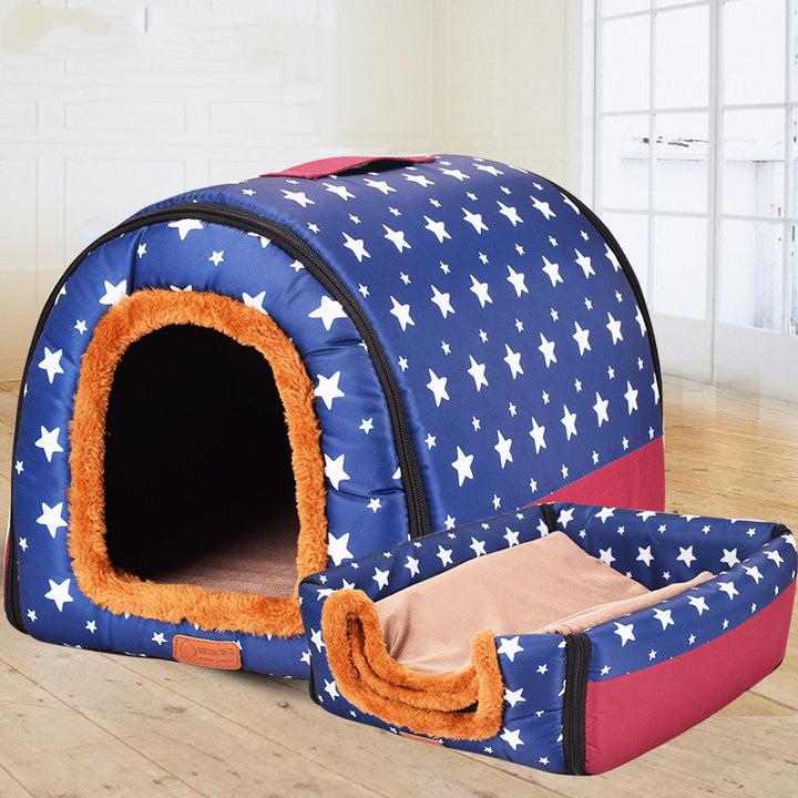 Fully Removable and Washable Big Dog House for Golden Retrievers