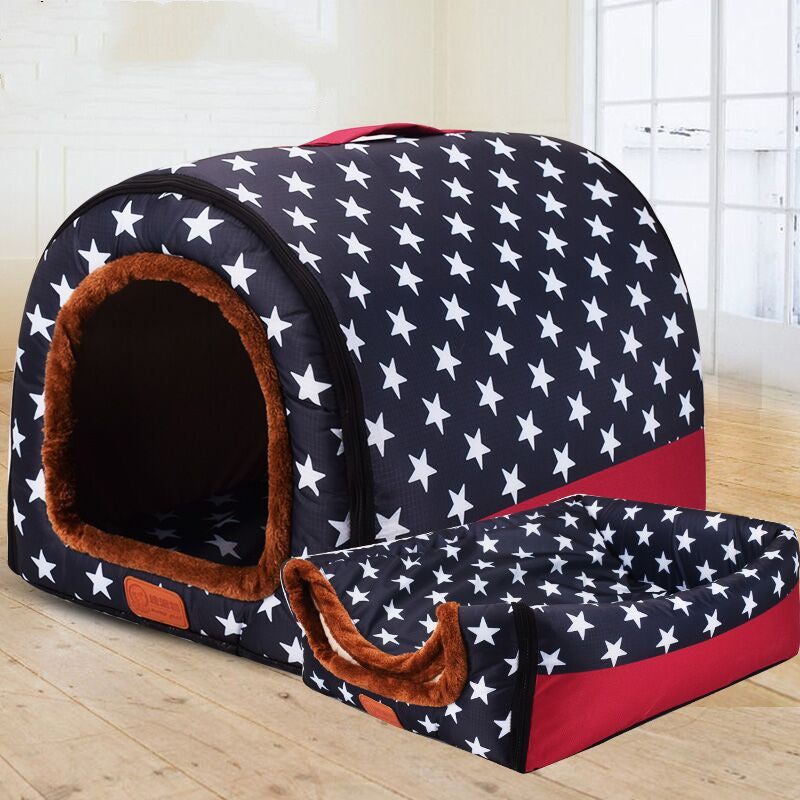 Fully Removable and Washable Big Dog House for Golden Retrievers