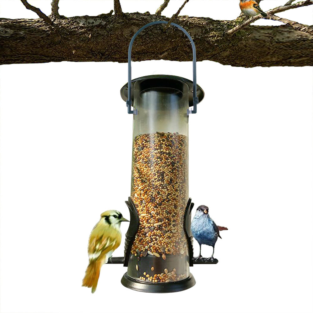 Hanging Bird Feeder - Outdoor Garden Decoration & Food Dispenser | Travel and Dogs