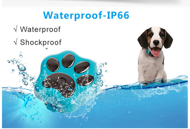 V30 GPS Pet Tracker - Waterproof, Real-Time Location with Fence Alarm