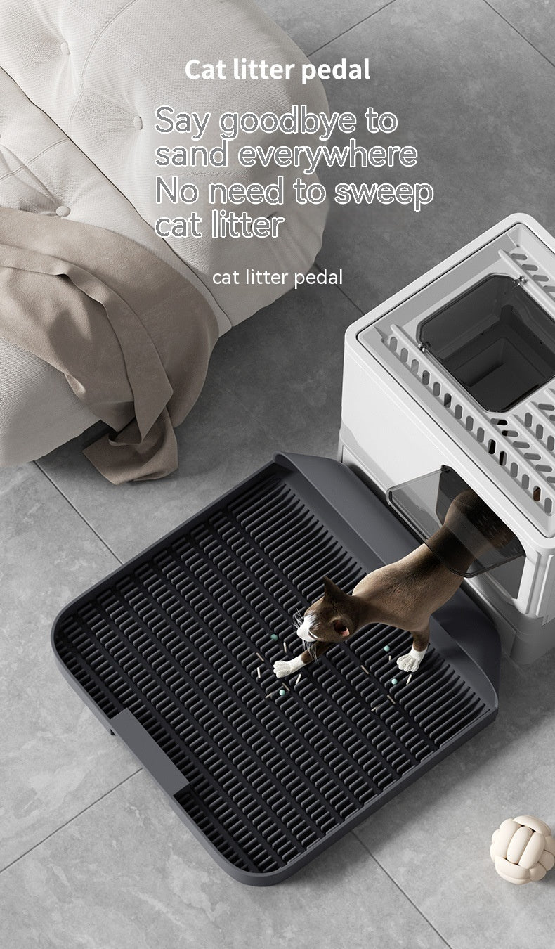 Cat Litter Pedal Mat | Effective Litter Box Pad for Clean Floors
