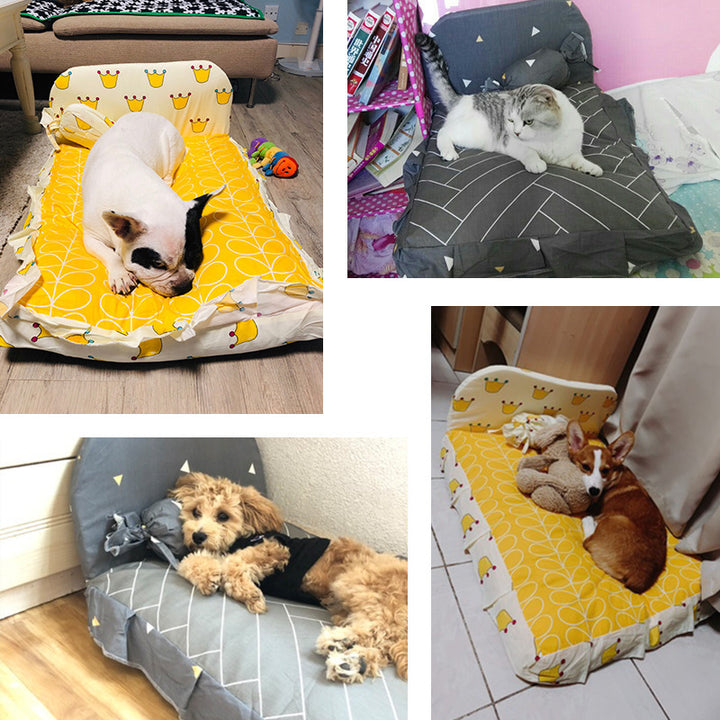 Teddy Small Dog Pet Bed | Soft and Cozy Bed for Cats and Small Dogs