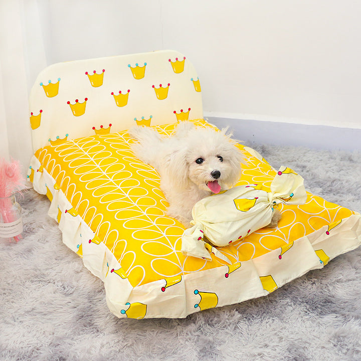 Teddy Small Dog Pet Bed | Soft and Cozy Bed for Cats and Small Dogs