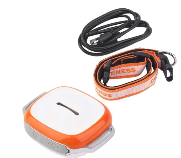 GPS Pet Tracker with Vibration & Fence Alarm - Waterproof, Real-Time Tracking