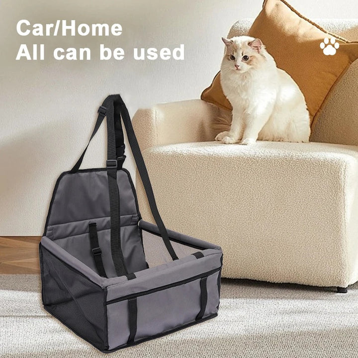 Folding Dog Car Seat Booster | Safe & Comfortable Pet Carriers Bag for Cats and Dogs