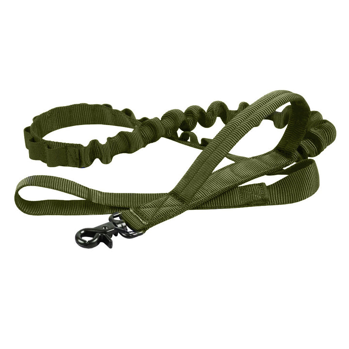 Adjustable Tactical Dog Collar and Leash Set – Military Nylon Design