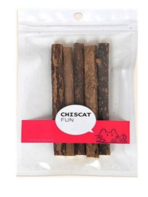5 PCS Matatabi Catnip Chew Toys for Cats - Natural Dental & Stress Relief Chew Sticks