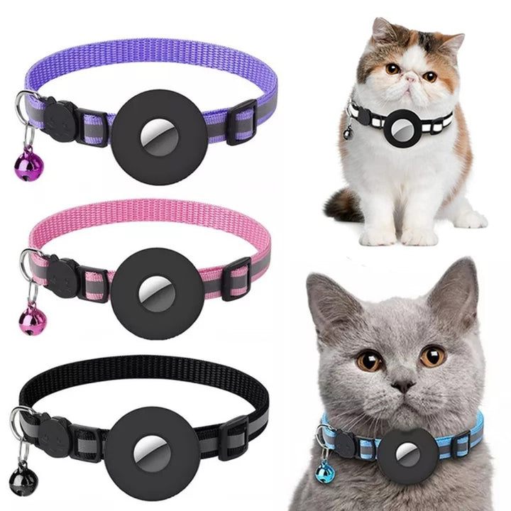 Solid Color Nylon Pet Collars – Adjustable & Stylish for All Seasons