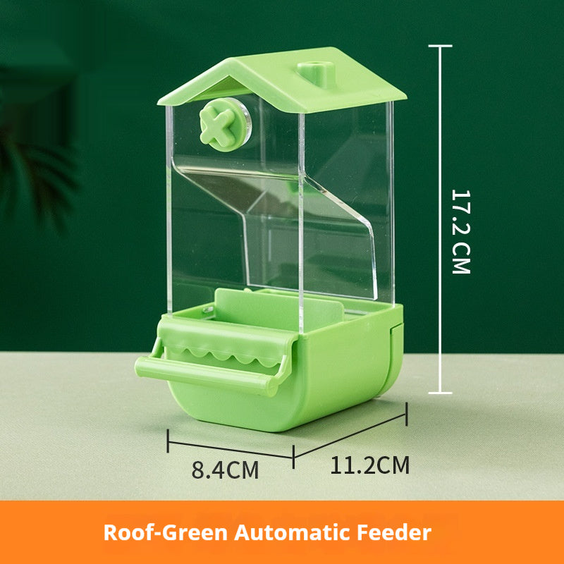 Parrot Automatic Pet Feeder - Durable Food Container for Birds | Travel and Dogs