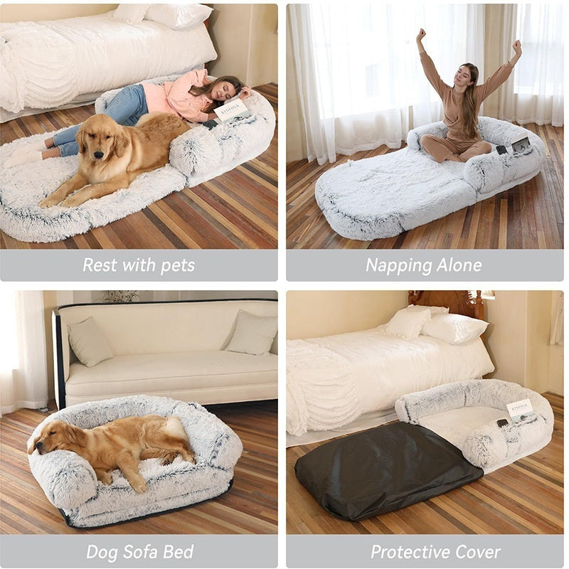 Human Pet Sofa | Removable & Washable Doghouse Cathouse Dog Bed